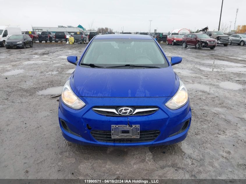 2014 Hyundai Accent Gls/Gs VIN: KMHCT4AE2EU749626 Lot: 11990571