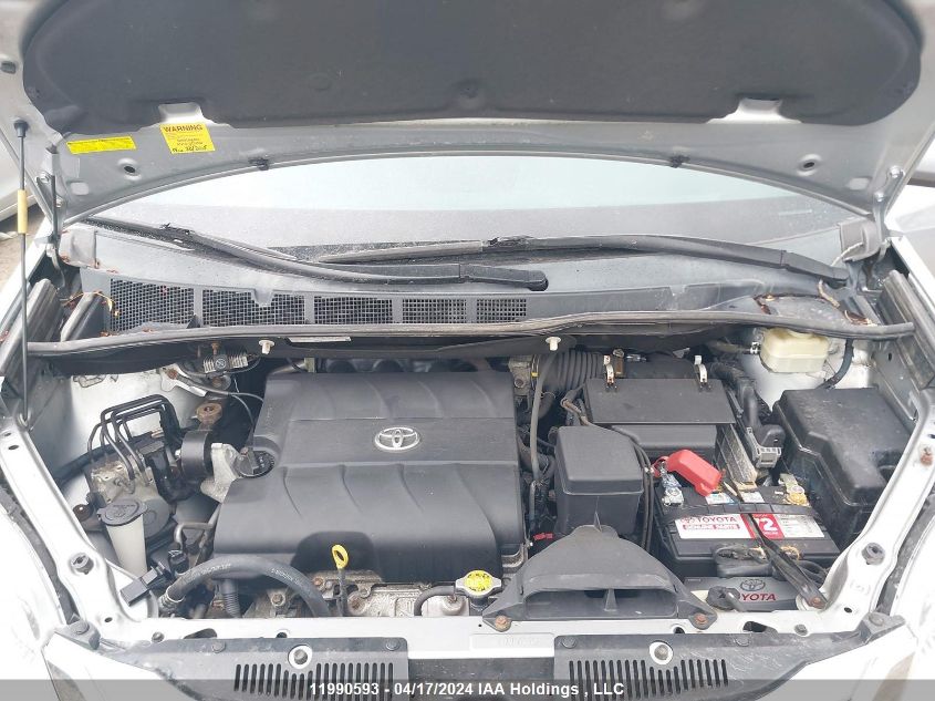 2015 Toyota Sienna Le VIN: 5TDKK3DC0FS652521 Lot: 11990593