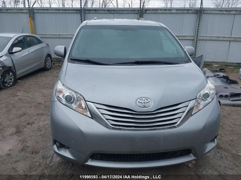 2015 Toyota Sienna Le VIN: 5TDKK3DC0FS652521 Lot: 11990593