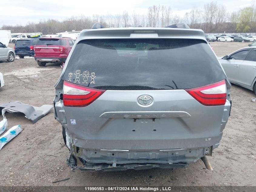 2015 Toyota Sienna Le VIN: 5TDKK3DC0FS652521 Lot: 11990593