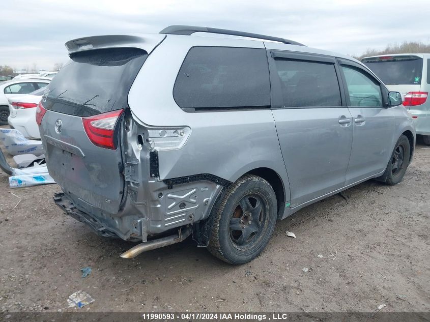 2015 Toyota Sienna Le VIN: 5TDKK3DC0FS652521 Lot: 11990593