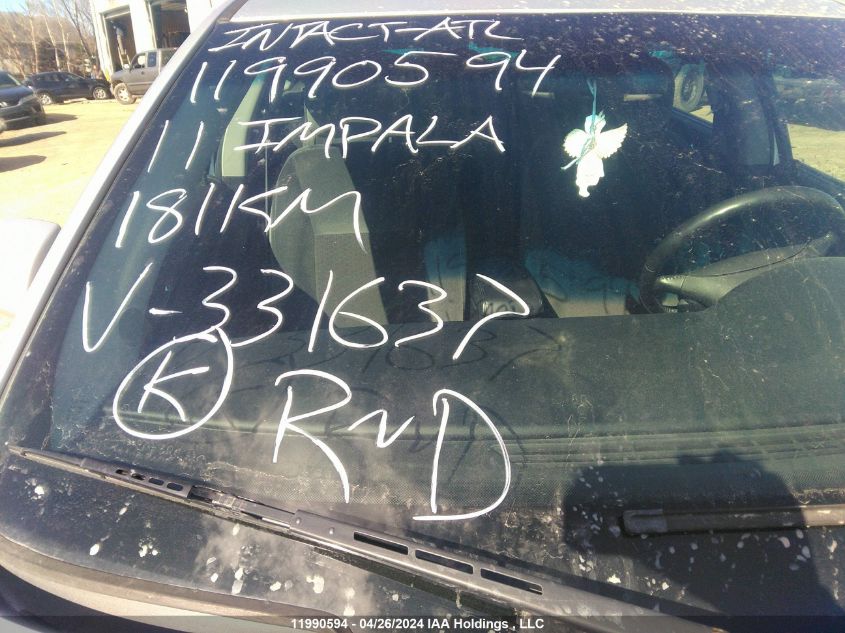 2011 Chevrolet Impala VIN: 2G1WB5EK7B1331637 Lot: 11990594