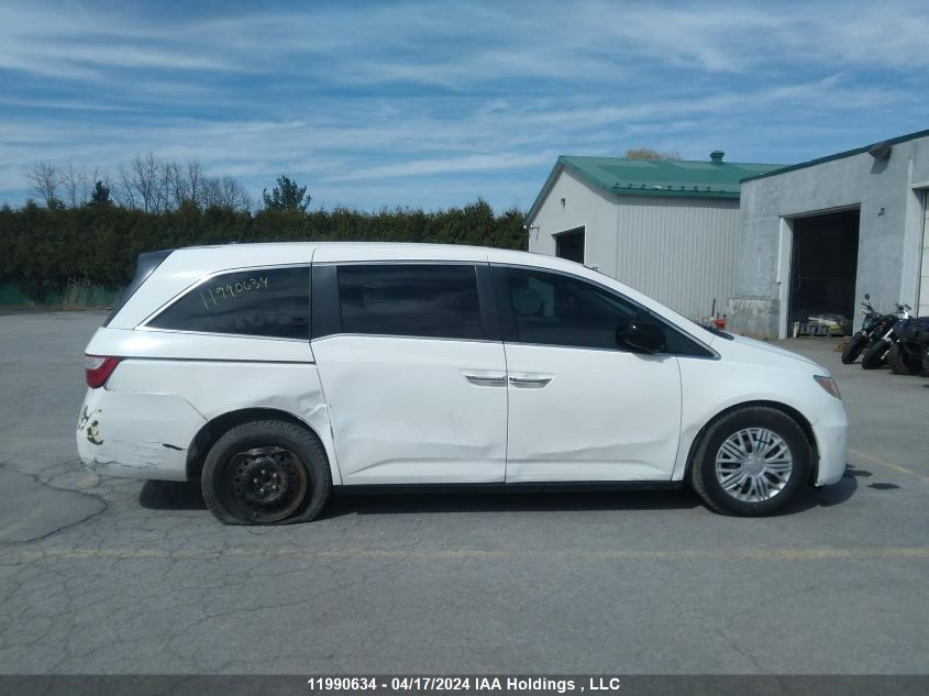 2013 Honda Odyssey Exl VIN: 5FNRL5H66DB037503 Lot: 11990634