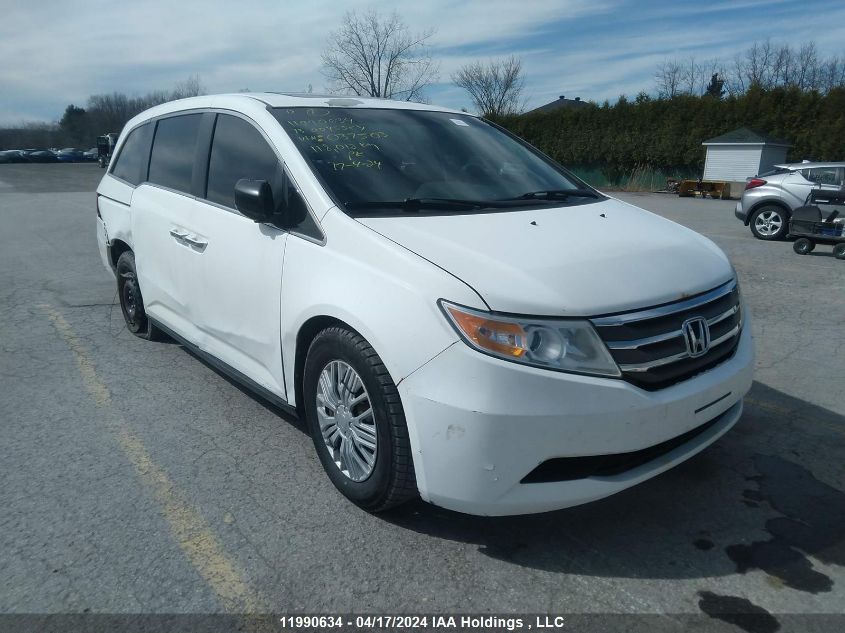 2013 Honda Odyssey Exl VIN: 5FNRL5H66DB037503 Lot: 11990634