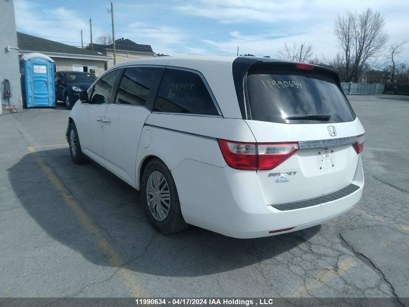 2013 Honda Odyssey Exl VIN: 5FNRL5H66DB037503 Lot: 11990634