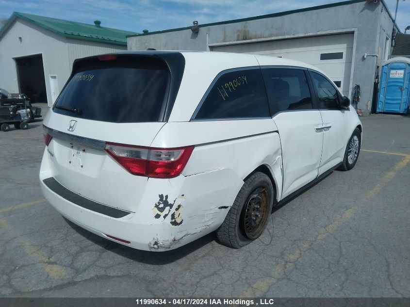 2013 Honda Odyssey Exl VIN: 5FNRL5H66DB037503 Lot: 11990634