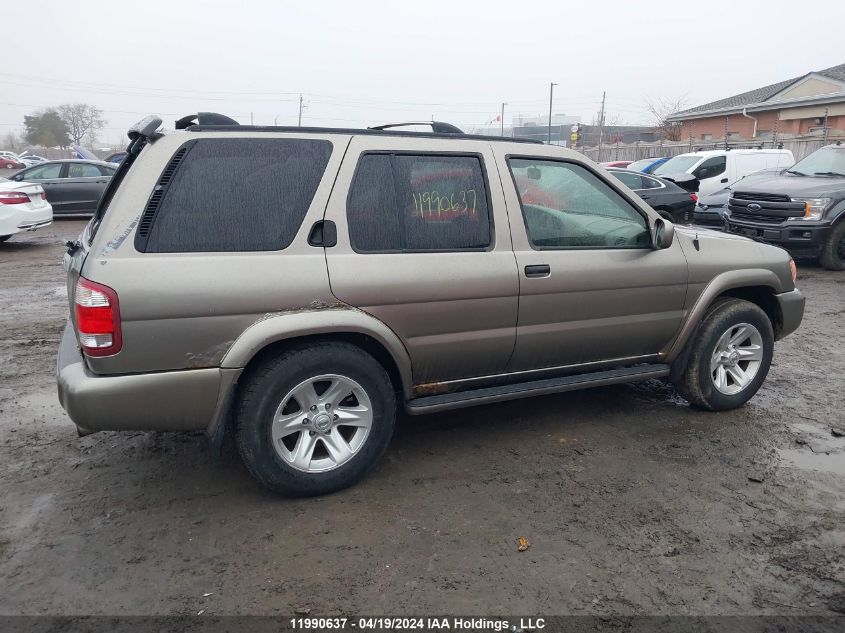 2003 Nissan Pathfinder Le/Se VIN: JN8DR09Y83W833499 Lot: 11990637