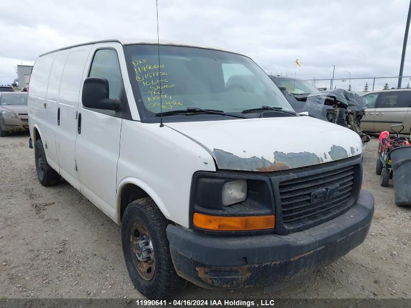 2010 GMC Savana G2500 VIN: 1GTZGFAA9A1157700 Lot: 11990641