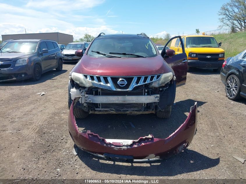 2009 Nissan Murano VIN: JN8AZ18WX9W208460 Lot: 11990653