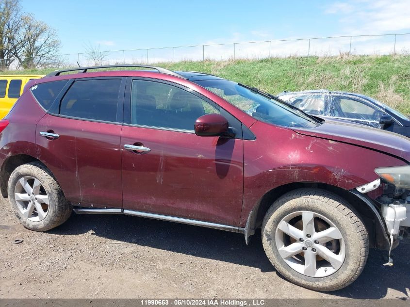 2009 Nissan Murano VIN: JN8AZ18WX9W208460 Lot: 11990653