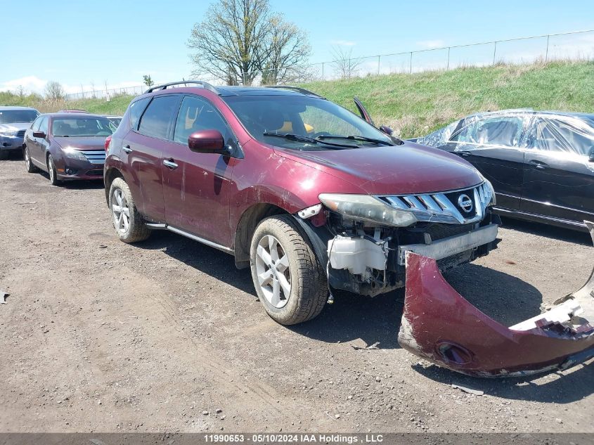 2009 Nissan Murano VIN: JN8AZ18WX9W208460 Lot: 11990653