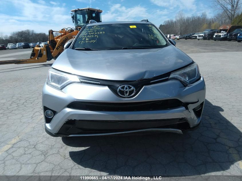 2016 Toyota Rav4 Xle VIN: 2T3RFREVXGW493383 Lot: 11990665