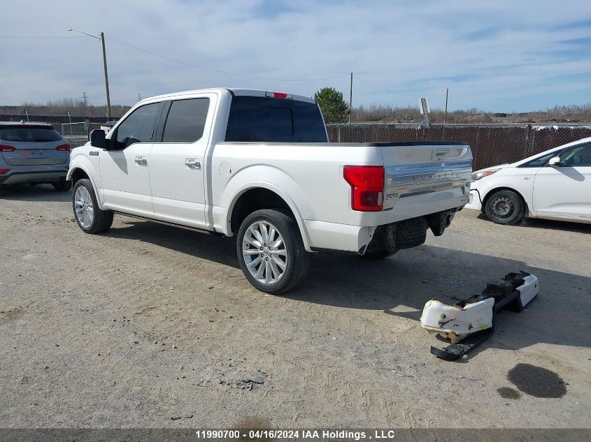 2018 Ford F-150 Limited VIN: 1FTEW1EG5JFA49550 Lot: 39259016