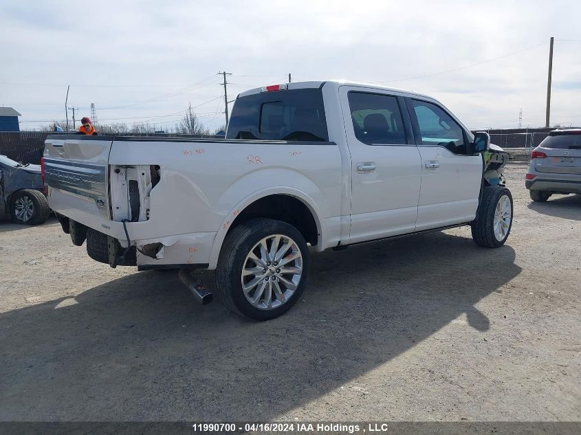 2018 Ford F-150 Limited VIN: 1FTEW1EG5JFA49550 Lot: 39259016