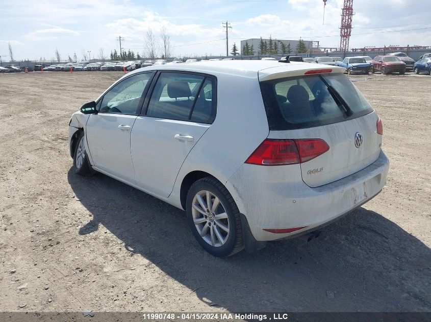 2017 Volkswagen Golf S/Wolfsburg/Se/Sel VIN: 3VW217AUXHM007155 Lot: 39236864