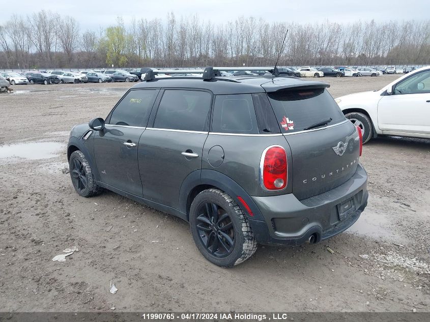 2013 Mini Cooper S Countryman VIN: WMWZC5C53DWM16613 Lot: 11990765