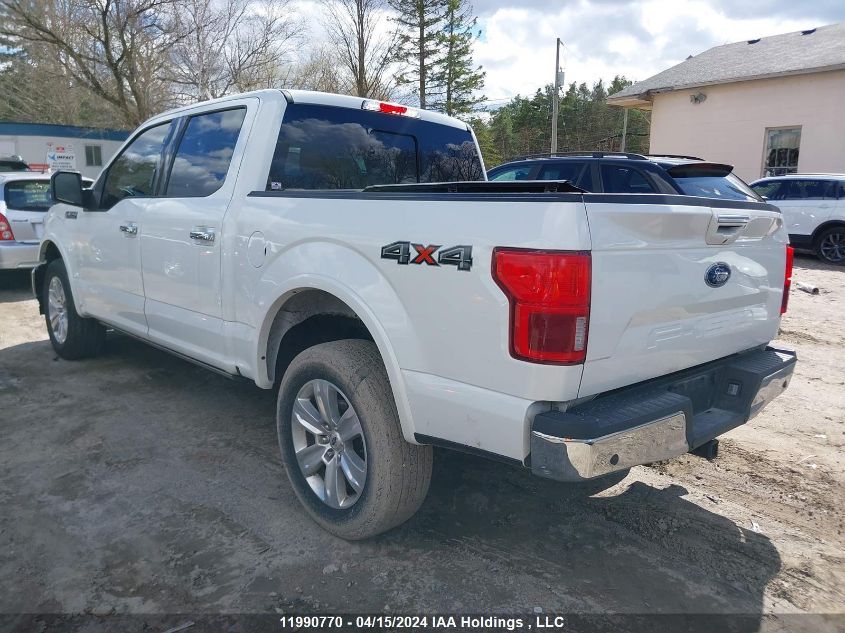 2020 Ford F150 Supercrew VIN: 1FTEW1E52LFB58582 Lot: 11990770