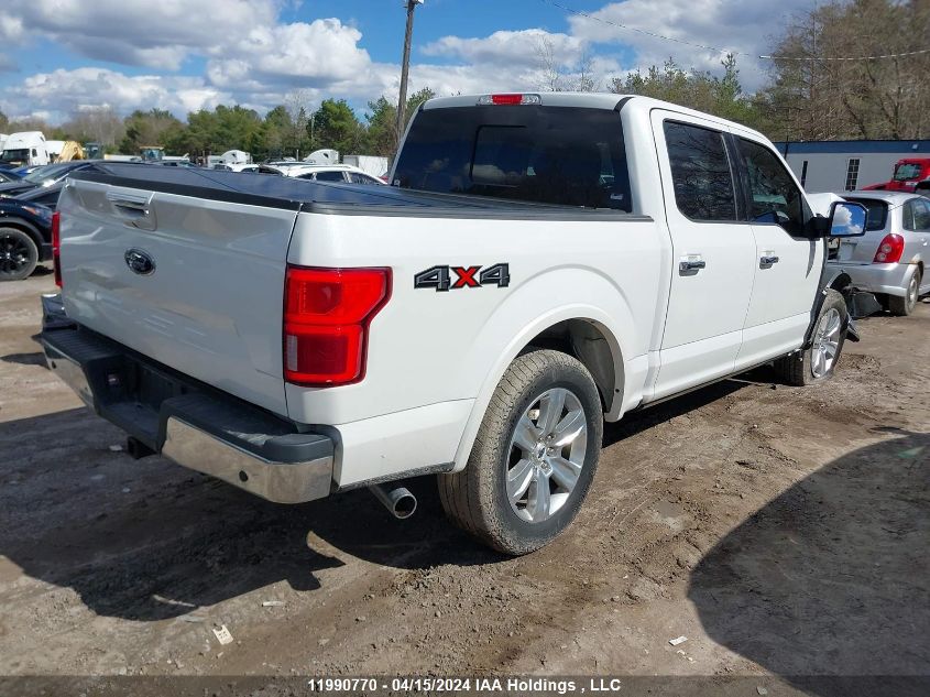 2020 Ford F150 Supercrew VIN: 1FTEW1E52LFB58582 Lot: 11990770