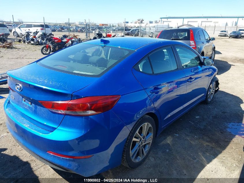 2017 Hyundai Elantra VIN: KMHD84LF5HU117722 Lot: 11990802