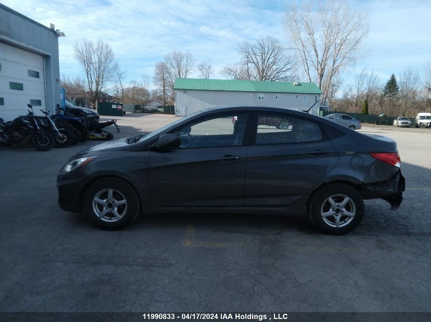 2012 Hyundai Accent Gls/Gs VIN: KMHCT4AE6CU050626 Lot: 11990833