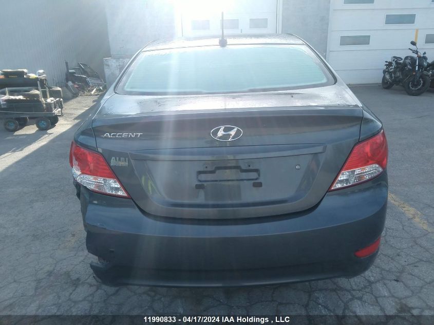 2012 Hyundai Accent Gls/Gs VIN: KMHCT4AE6CU050626 Lot: 11990833