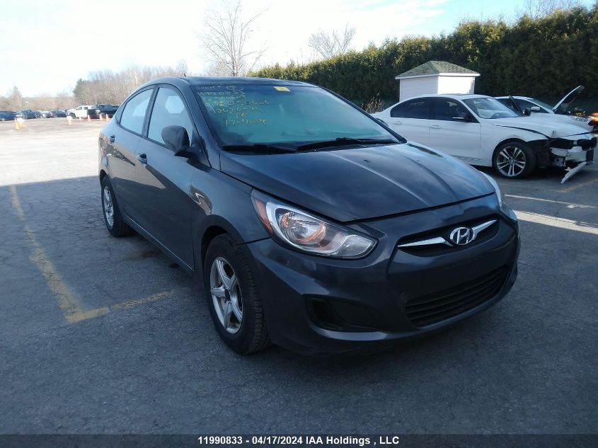 2012 Hyundai Accent Gls/Gs VIN: KMHCT4AE6CU050626 Lot: 11990833