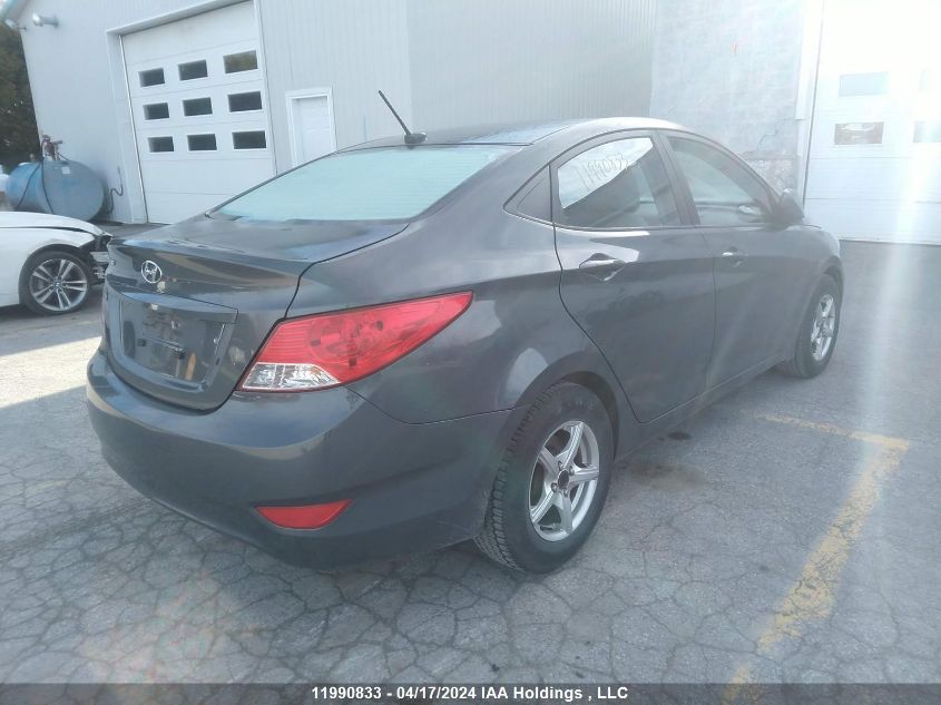 2012 Hyundai Accent Gls/Gs VIN: KMHCT4AE6CU050626 Lot: 11990833