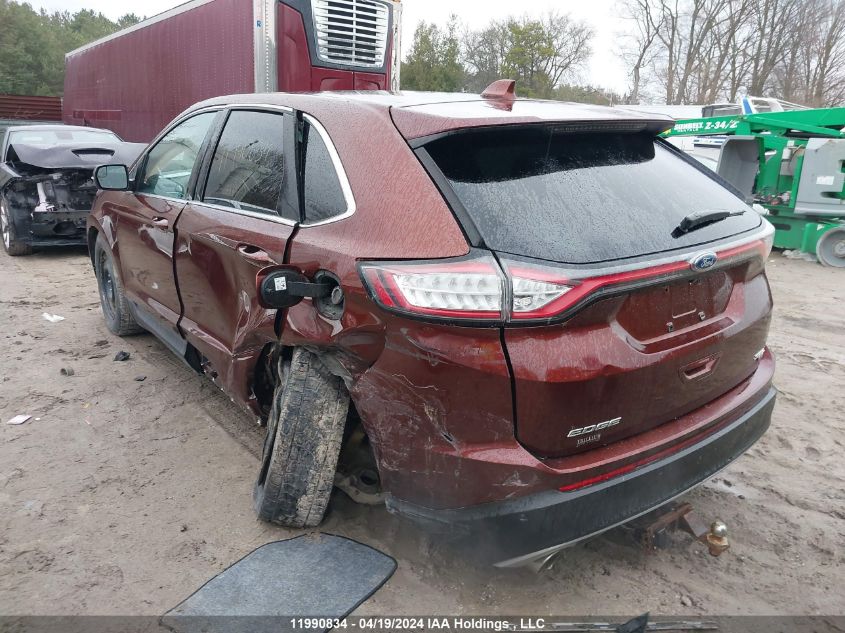 2015 Ford Edge Sel VIN: 2FMTK4J84FBB31762 Lot: 11990834