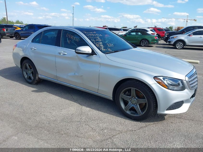 2016 Mercedes-Benz C-Class C 300 VIN: 55SWF4KB6GU131538 Lot: 11990836