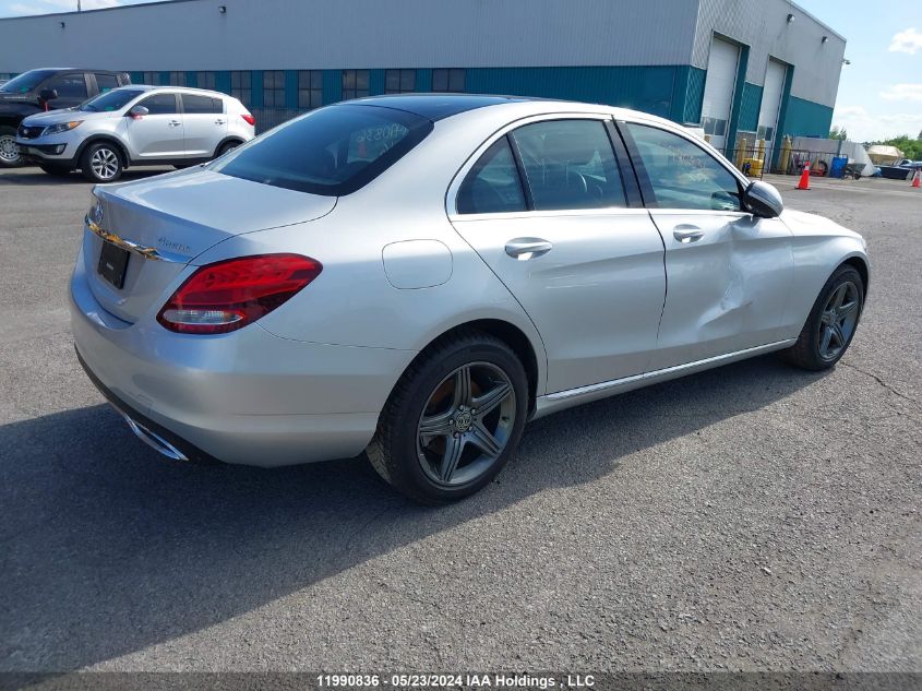 2016 Mercedes-Benz C-Class C 300 VIN: 55SWF4KB6GU131538 Lot: 11990836