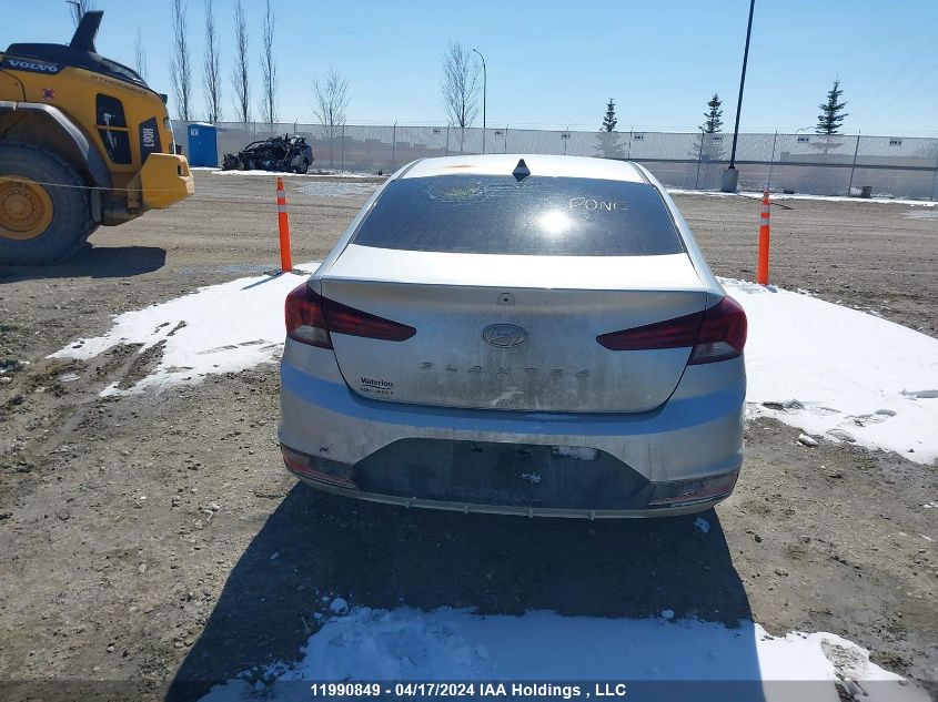 2019 Hyundai Elantra Sel/Value/Limited VIN: KMHD84LF6KU836646 Lot: 11990849