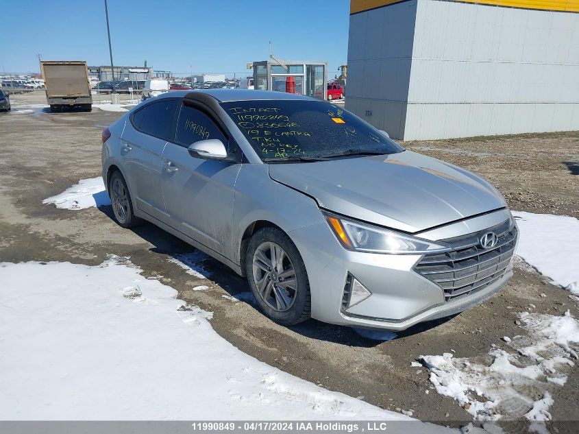 2019 Hyundai Elantra Sel/Value/Limited VIN: KMHD84LF6KU836646 Lot: 11990849