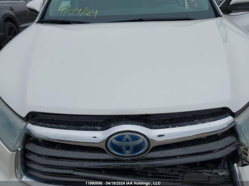 2014 Toyota Highlander Hybrid Le/Limited/Xle VIN: 5TDDCRFH1ES006162 Lot: 11990890