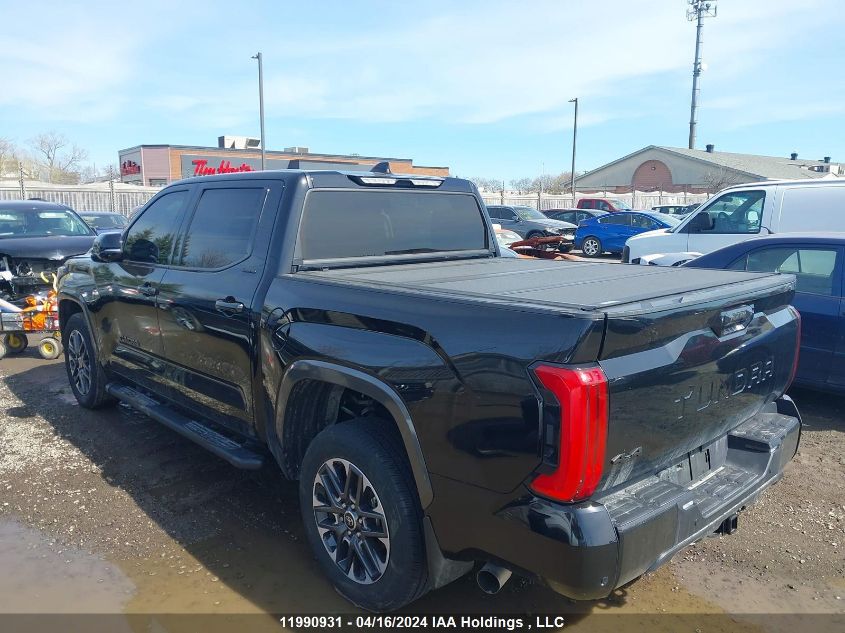 2022 Toyota Tundra Crewmax Limited VIN: 5TFJA5DB0NX027854 Lot: 11990931