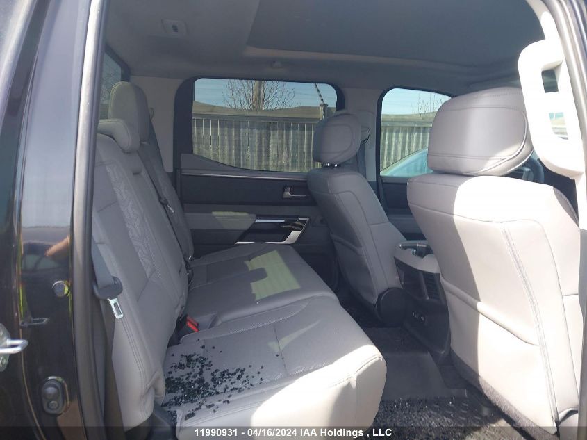 2022 Toyota Tundra Crewmax Limited VIN: 5TFJA5DB0NX027854 Lot: 11990931