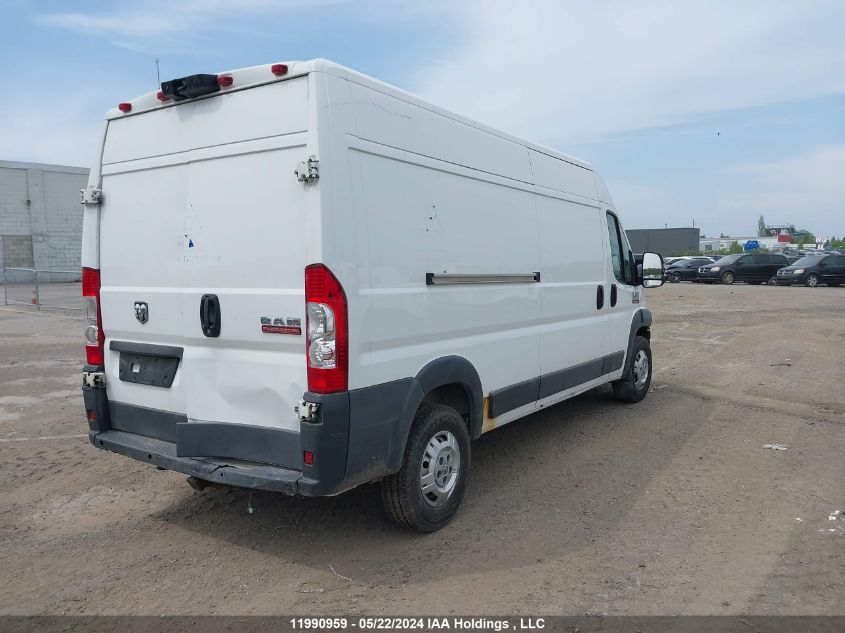 2018 Ram Promaster 3500 High Roof VIN: 3C6URVHGXJE109376 Lot: 11990959