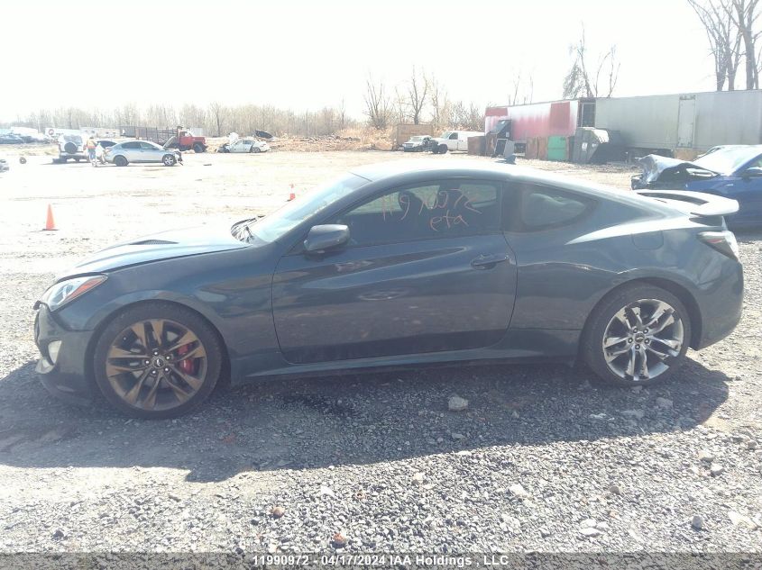 2013 Hyundai Genesis Coupe 2.0T VIN: KMHHT6KD1DU093554 Lot: 11990972