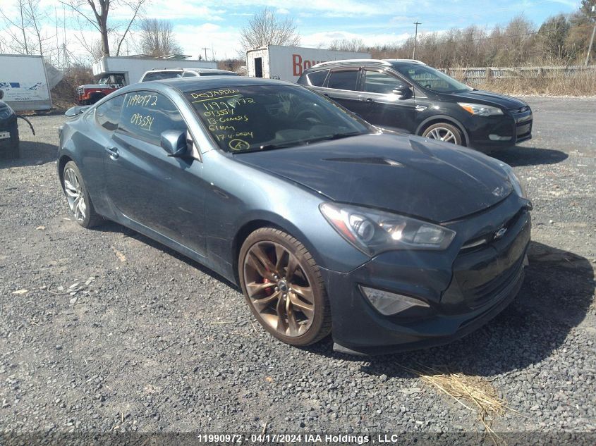 2013 Hyundai Genesis Coupe 2.0T VIN: KMHHT6KD1DU093554 Lot: 11990972