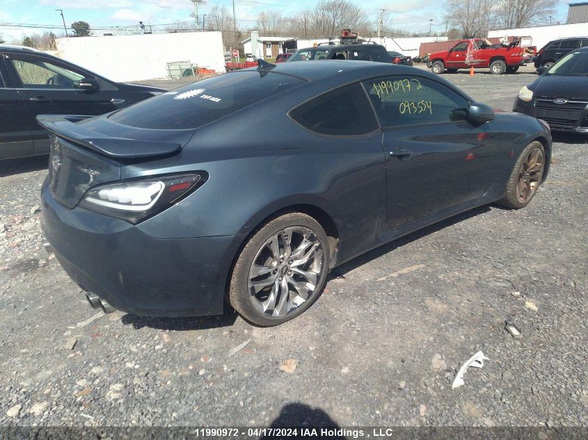 2013 Hyundai Genesis Coupe 2.0T VIN: KMHHT6KD1DU093554 Lot: 11990972