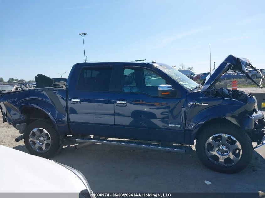 2012 Ford F-150 Lariat VIN: 1FTFW1ET0CFC45027 Lot: 11990974