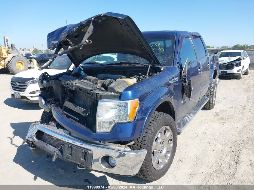 2012 Ford F-150 Lariat VIN: 1FTFW1ET0CFC45027 Lot: 11990974