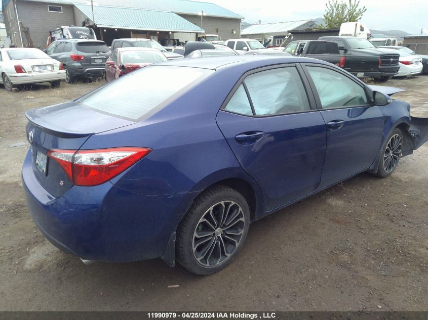 2015 Toyota Corolla L/Le/Le Pls/Prm/S/S Pls VIN: 2T1BURHE0FC413584 Lot: 11990979