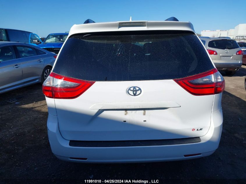 2020 Toyota Sienna Le VIN: 5TDKZ3DC6LS080023 Lot: 11991010