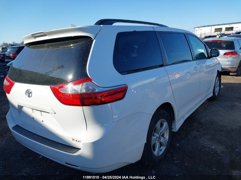 2020 Toyota Sienna Le VIN: 5TDKZ3DC6LS080023 Lot: 11991010