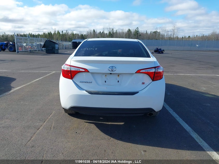 2016 Toyota Corolla L/Le/Le Pls/Prm/S/S Pls VIN: 2T1BURHE0GC545133 Lot: 11991038