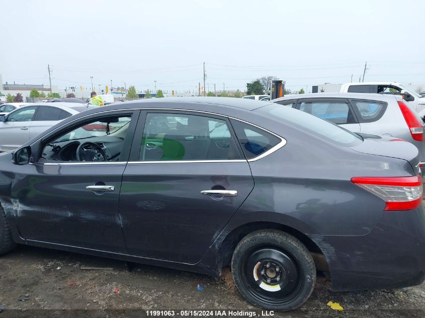 2015 Nissan Sentra VIN: 3N1AB7AP8FL658702 Lot: 11991063