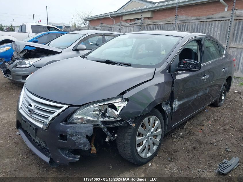 2015 Nissan Sentra VIN: 3N1AB7AP8FL658702 Lot: 11991063