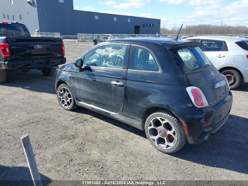 2016 Fiat 500 VIN: 3C3CFFBR7GT120647 Lot: 11991082