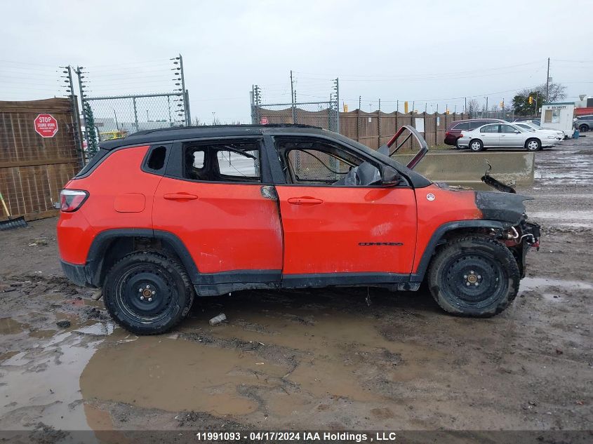 2018 Jeep Compass Trailhawk VIN: 3C4NJDDB7JT316246 Lot: 11991093