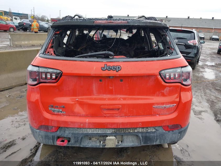 2018 Jeep Compass Trailhawk VIN: 3C4NJDDB7JT316246 Lot: 11991093